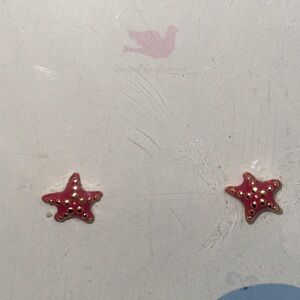 Star-Shaped Kids Earrings Starfish